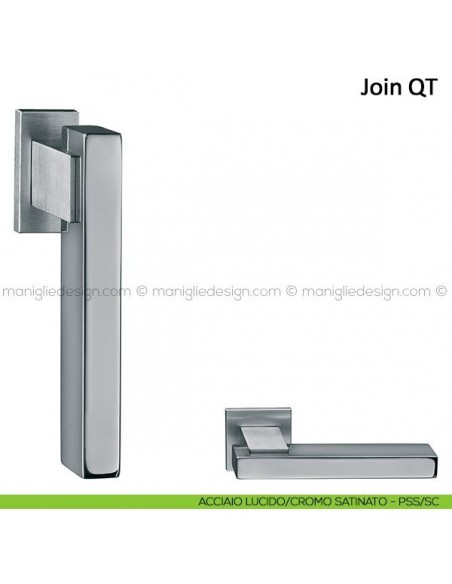 Martellina DK Join Frascio acciaio lucido/cromo satinato