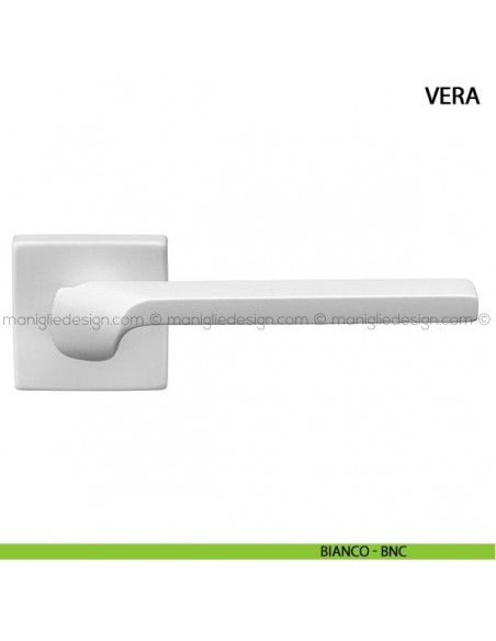 Maniglia per porta Vera Arieni bianco - BNC
