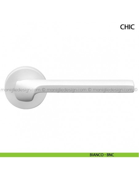 Maniglia per porta Chic Arieni bianco - BNC