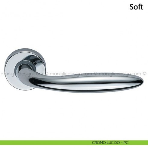 Maniglia per porta Soft Frascio cromo lucido
