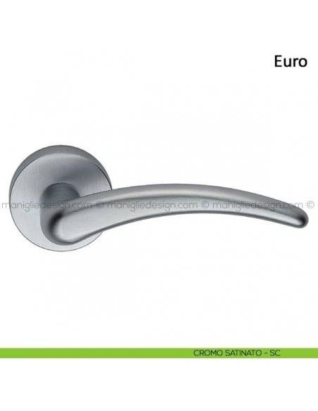 Maniglia per porta Euro Frascio cromo satinato