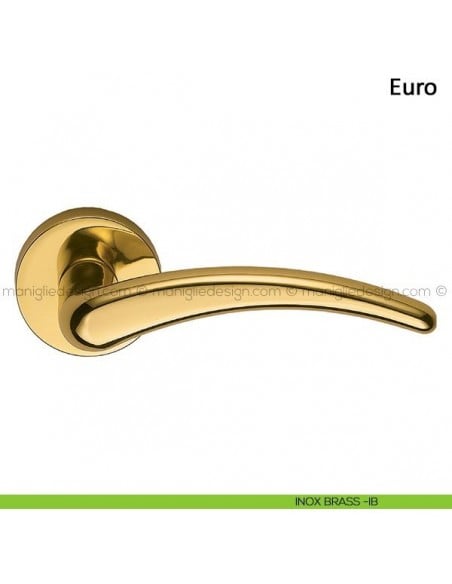 Maniglia per porta Euro Frascio inox brass