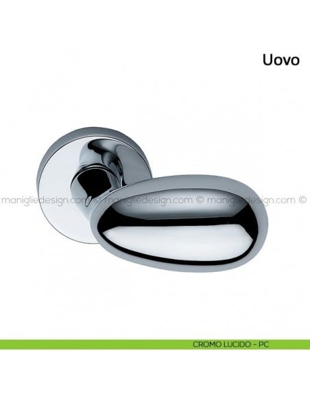 Maniglia per porta Uovo Frascio cromo lucido