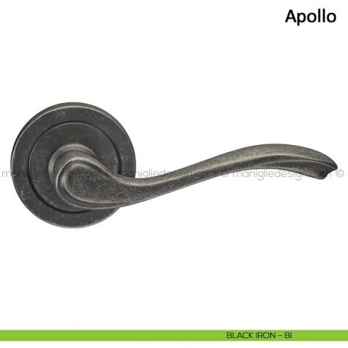 Maniglia per porta Apollo Frascio black iron