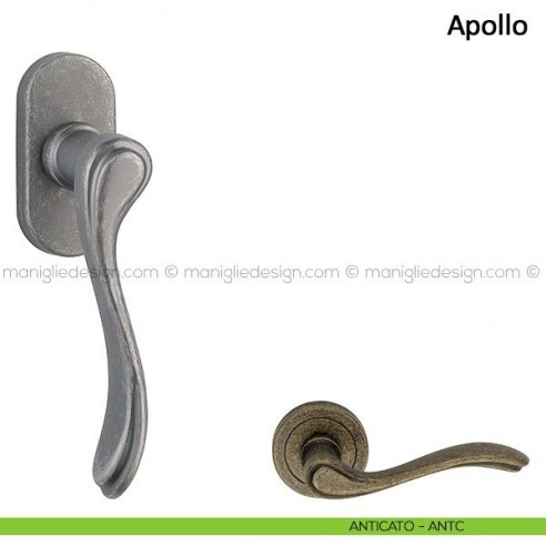 Maniglia per finestra martellina DK Apollo Frascio anticato