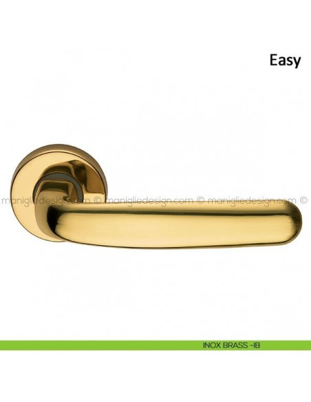 Maniglia per porta Easy Frascio inox brass