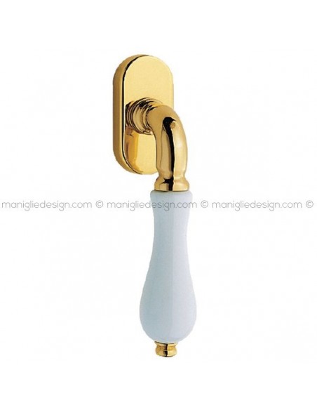 Maniglia in ceramica per finestra martellina DK Mimosa Frascio