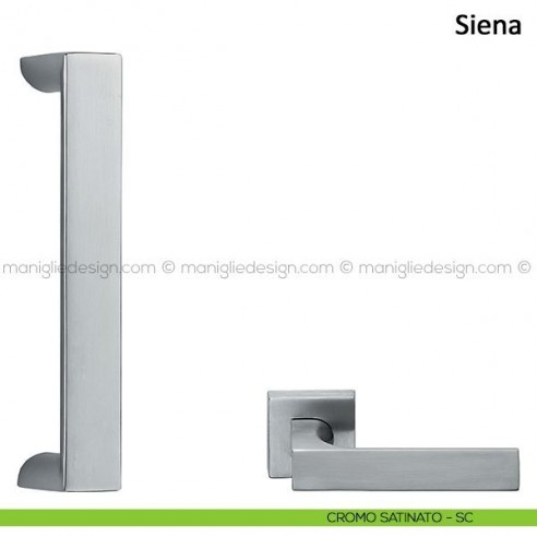 Maniglione per porta Siena Frascio cromo satinato