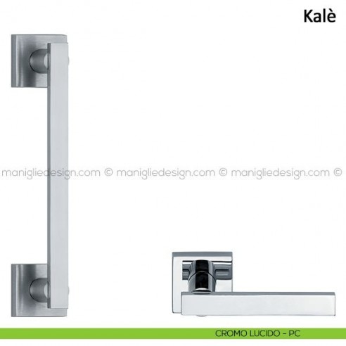 Maniglione per porta Kalè Frascio cromo lucido
