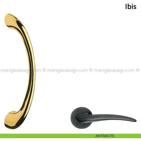 Maniglione per porta Modulo L Frascio antracite