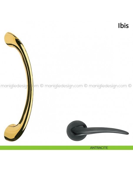 Maniglione per porta Modulo L Frascio antracite