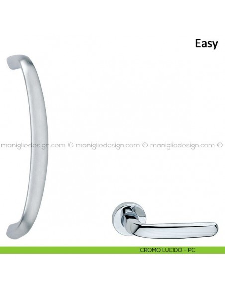 Maniglione per porta Easy Frascio cromo lucido
