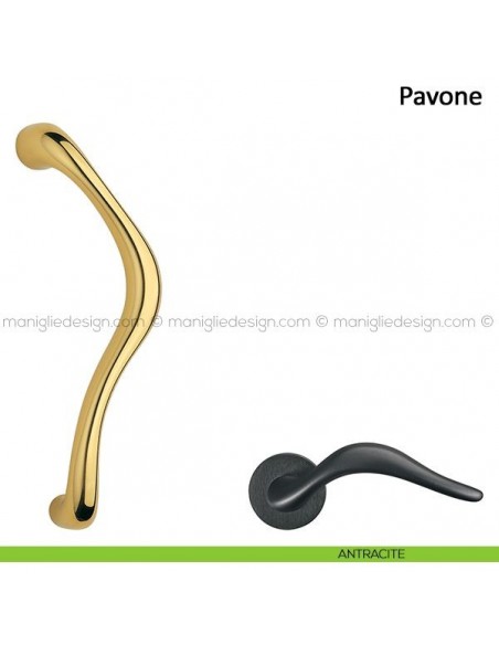 Maniglione per porta Pavone Frascio antracite