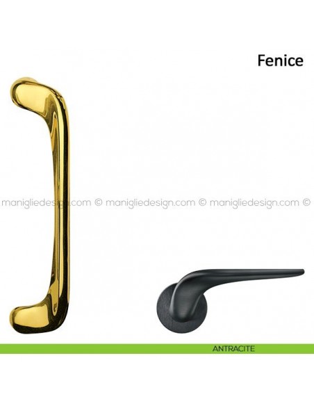 Maniglione per porta Fenice Frascio antracite