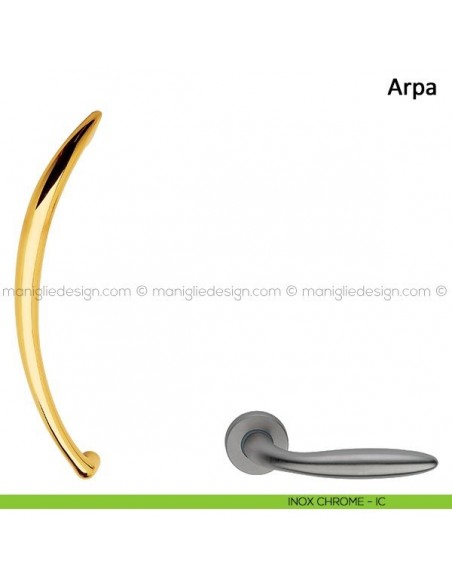 Maniglione per porta Arpa Frascio inox chrome