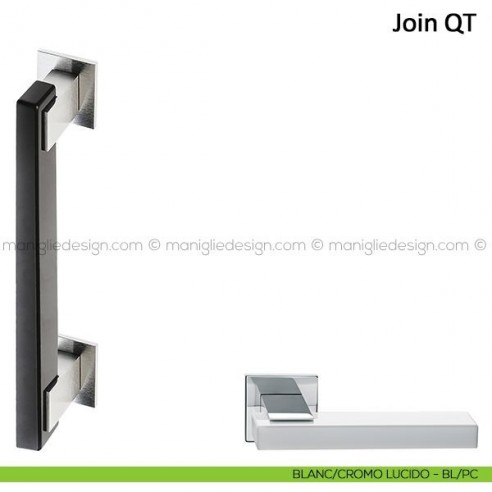 Maniglione Join Frascio blanc/cromo lucido