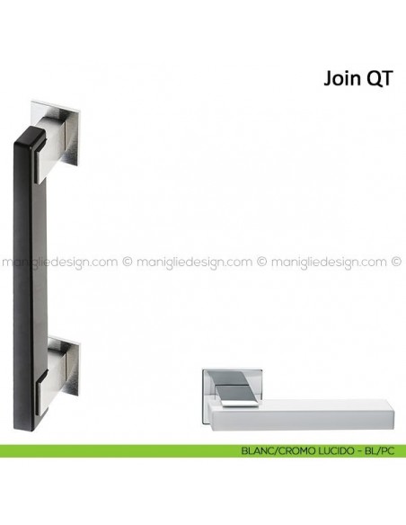 Maniglione Join Frascio blanc/cromo lucido