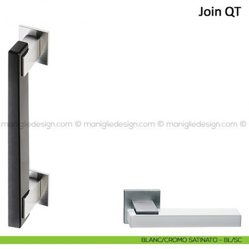 Maniglione Join Frascio blanc/cromo satinato