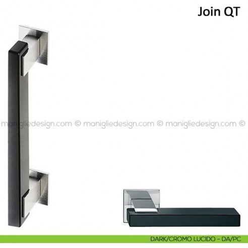 Maniglione Join Frascio dark/cromo lucido