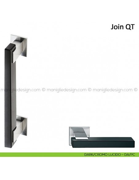 Maniglione Join Frascio dark/cromo lucido