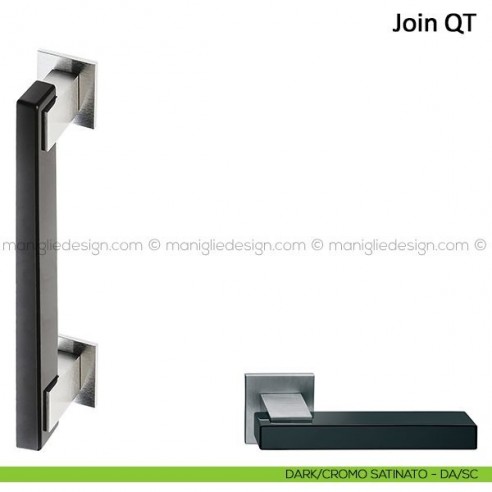 Maniglione Join Frascio dark/cromo satinato