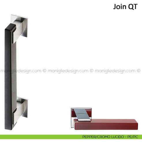 Maniglione Join Frascio pepper/cromo lucido