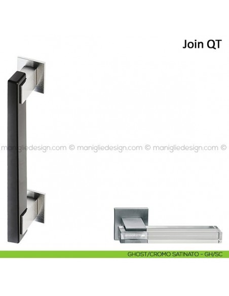 Maniglione Join Frascio ghost/cromo satinato
