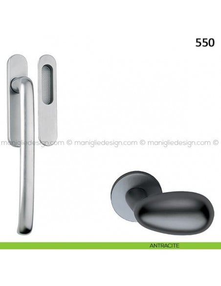 Maniglione per alzante scorrevole 550 Frascio antracite