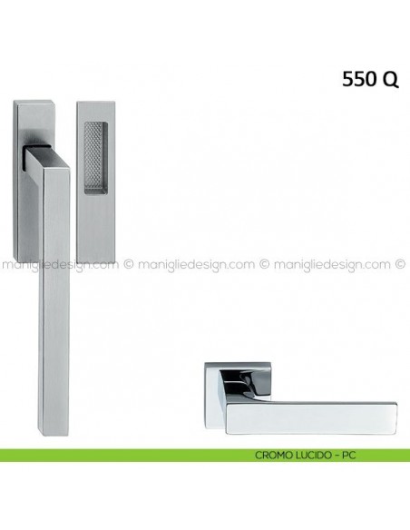 Maniglione per alzante scorrevole 550 Q Frascio cromo lucido