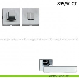 Nottolino per porta Frascio con rosetta quadrata bassa 895/50 QT 2