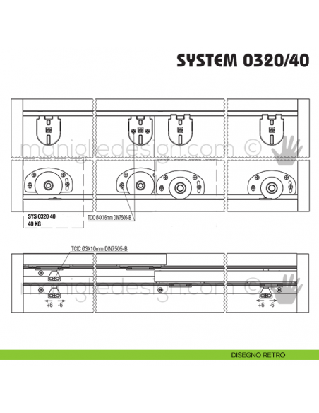 Disegno retro Koblenz System 0320/10