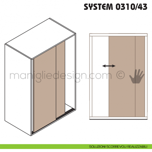 Soluzioni scorrevoli realizzabili Koblenz System 0310/43