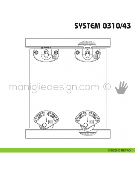 Disegno retro Koblenz System 0310/43