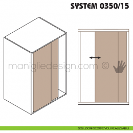 Sistema scorrevole per ante di mobili Koblenz System 0350/15 2