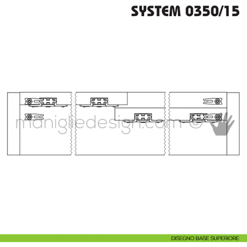 Disegno base superiore Koblenz System 0350/15