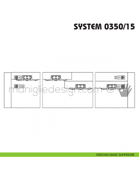 Disegno base superiore Koblenz System 0350/15