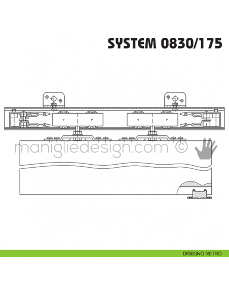 Disegno retro Koblenz System 0830/175