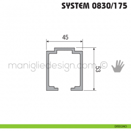 Binario per porte scorrevoli pesanti 175 kg Koblenz System 0830/175 2