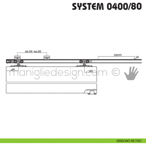 Disegno retro Koblenz System 0400/80