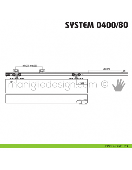 Disegno retro Koblenz System 0400/80