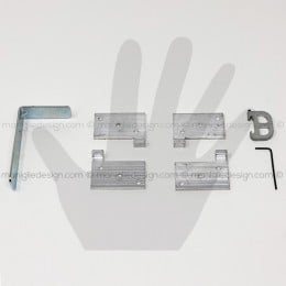 Sistema di aggancio per ante scorrevoli parallele Koblenz System 2000