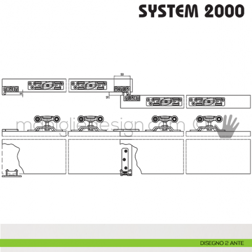 Disegno 2 ante Koblenz System 2000