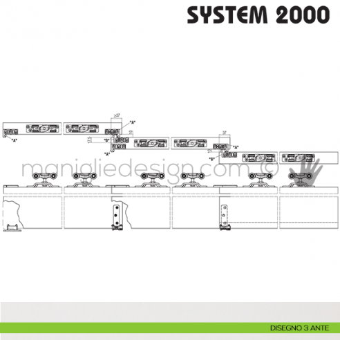 Disegno 3 ante Koblenz System 2000