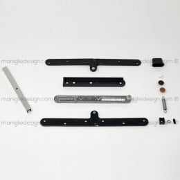 Sistema per porta a libro con battentatura Koblenz System 0260/50