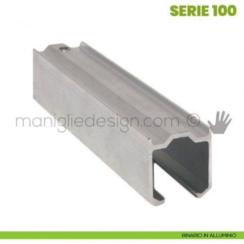 Binario in alluminio Sisco Sistem Serie 100