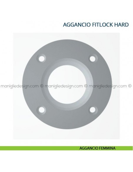 Sistema di fissaggio Fitlock hard tenuta 22 kg aggancio femmina