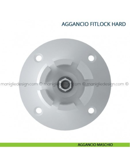 Sistema di fissaggio Fitlock hard tenuta 22 kg aggancio maschio