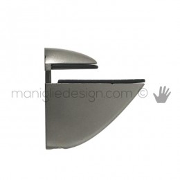 Reggimensola tucano per vetro cromo satinato verniciato