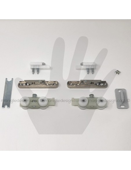 Sistema scorrevole per porta 120 kg Eclettica Terno Scorrevoli