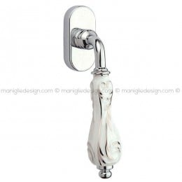 Maniglia con porcellana per finestra martellina DK Flora Fimet Handles